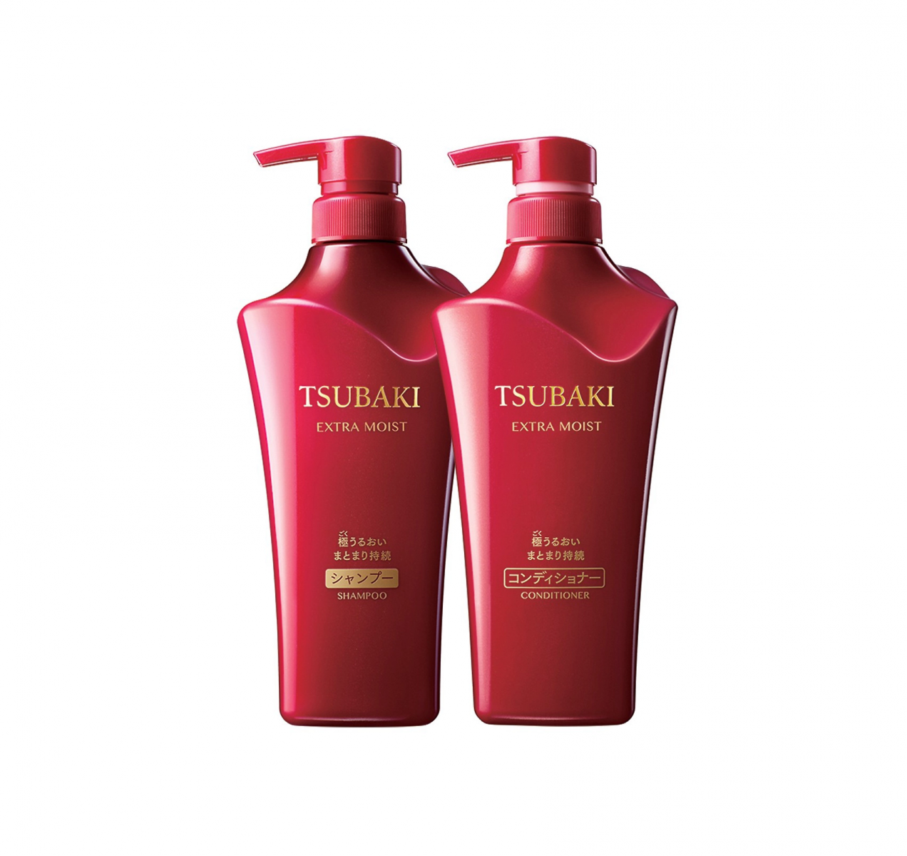 Bộ dầu gội xả Shiseido Tsubaki màu đỏ của Nhật Bản